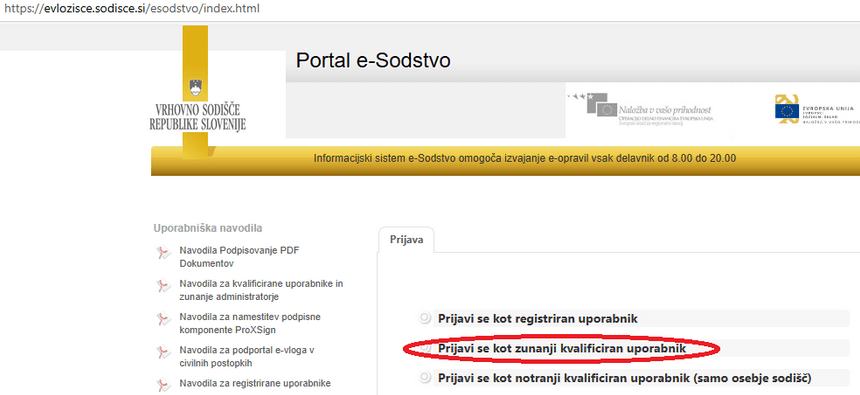 Pojmi na portalu e-Sodstvo 1 image 1