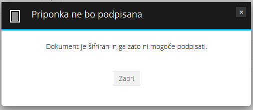 Navodila za uporabo predala 22 podpisna komponenta vep 13
