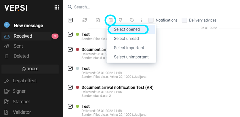 Downloading messages 2 11
