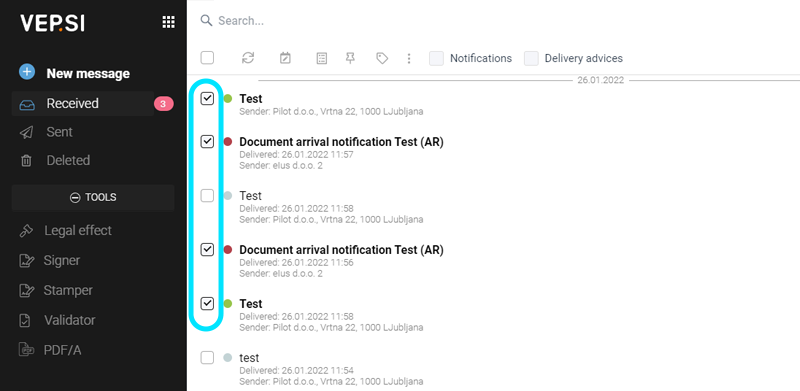 Downloading messages 1 5 1