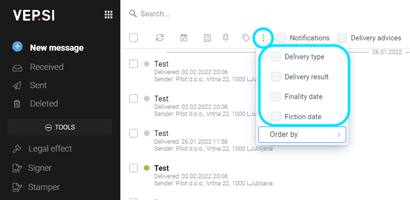 Message preview settings 1 message preview info